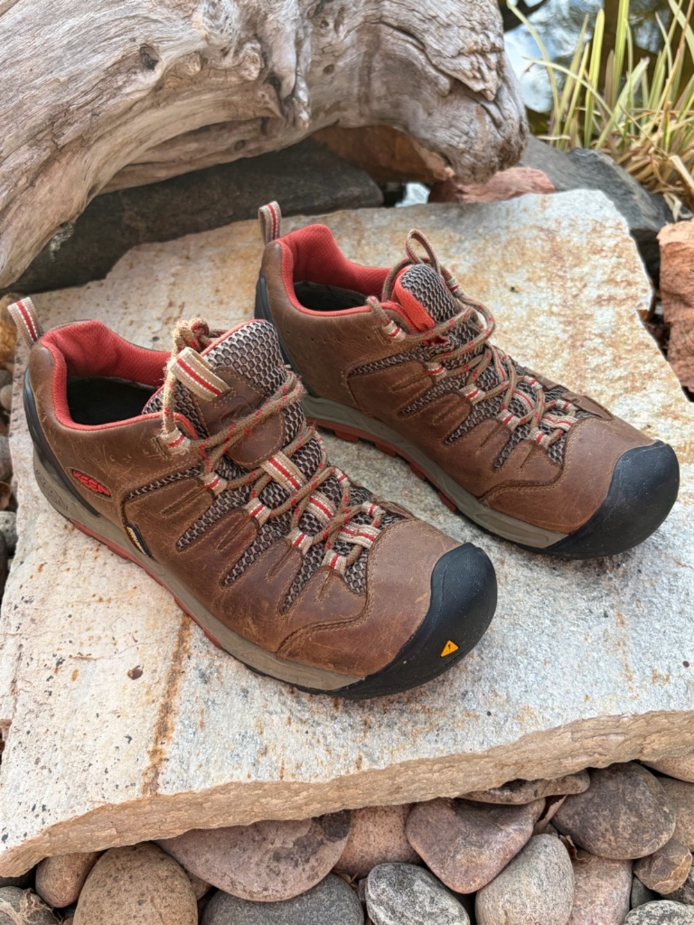 Keen Targhee II Mens 8.5 Waterproof Hiking Shoes Brown Trail